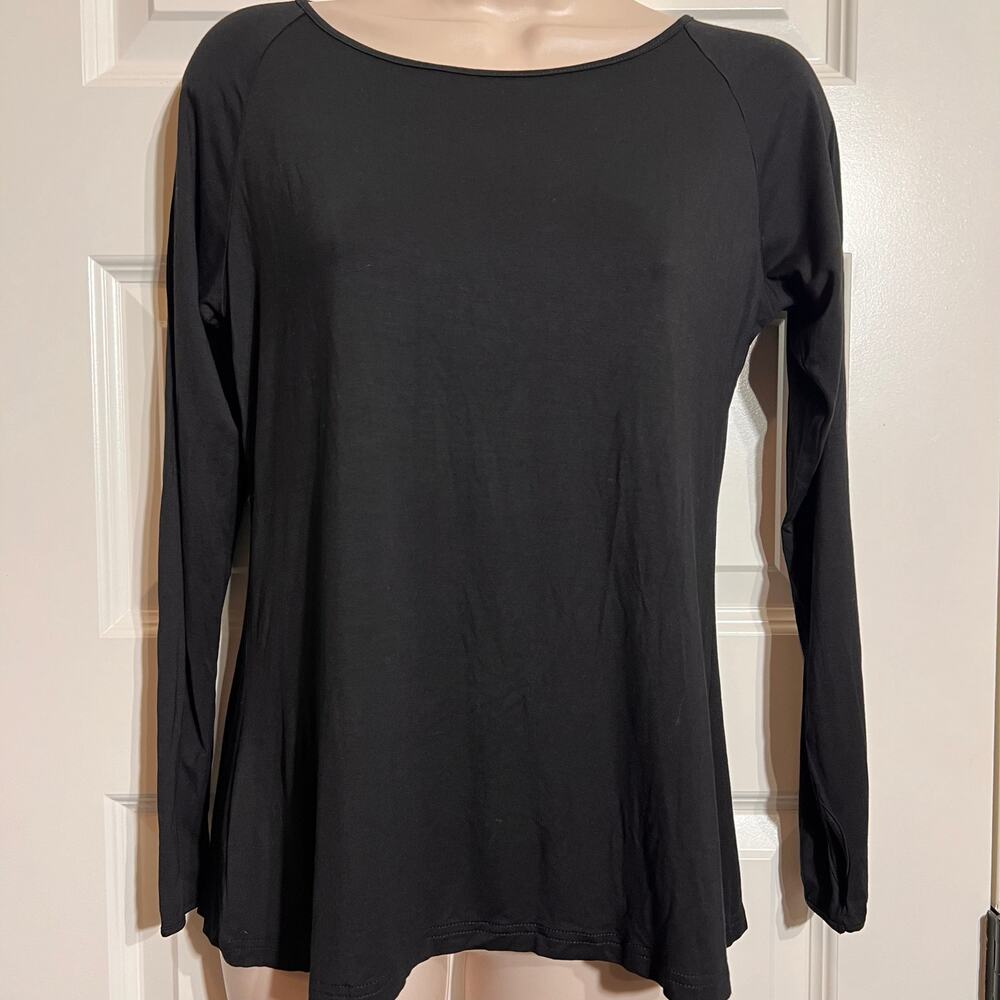 Bestisun Workout Sports Black Top, Women's Size M
